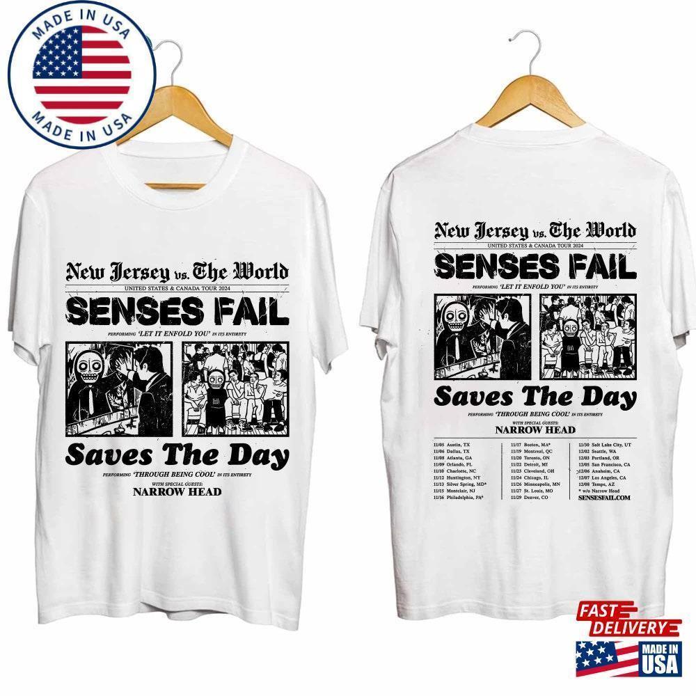 Senses Fail And Saves The Day Fall  North American Co Headlining 2 Sided